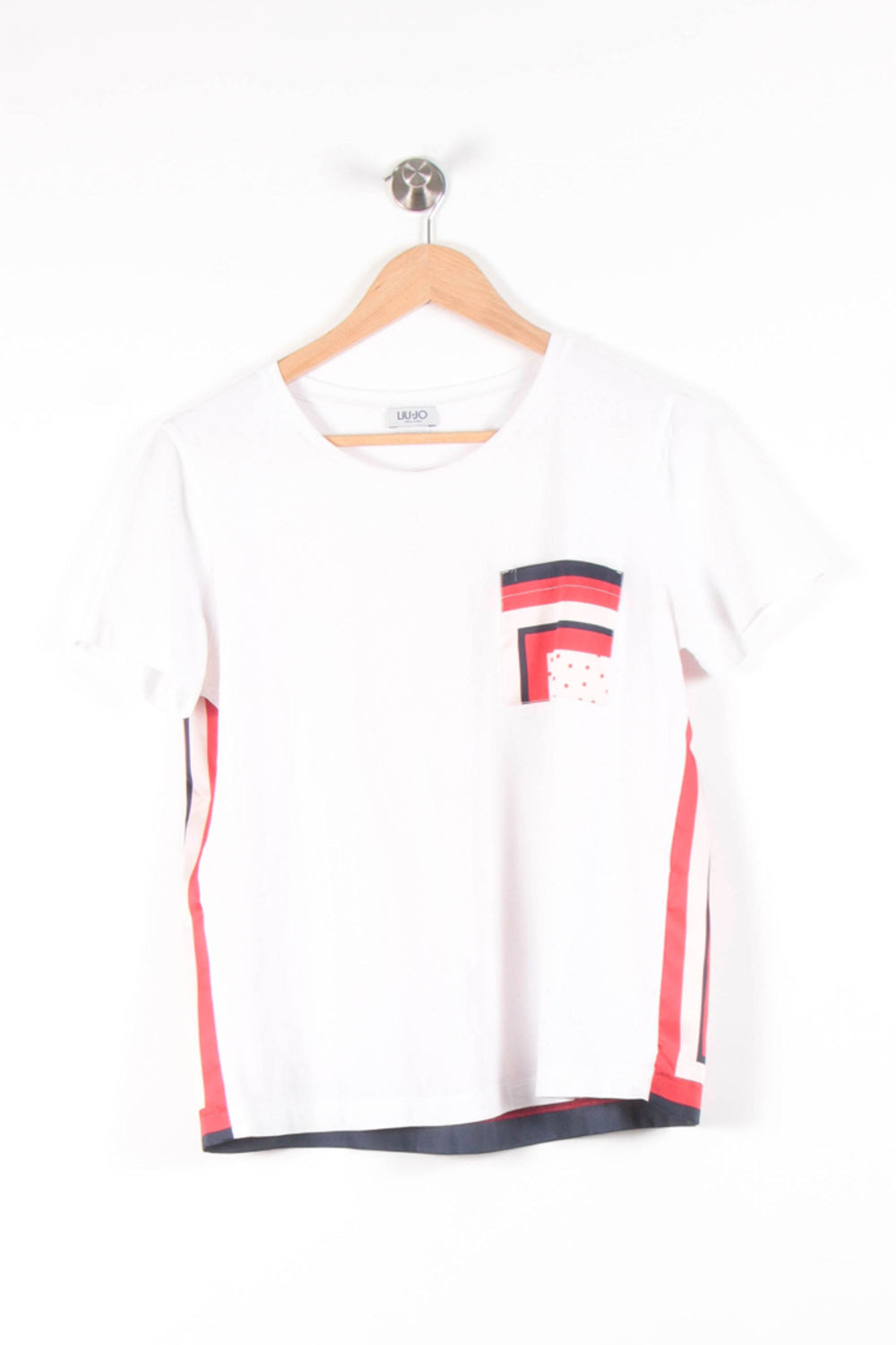 Tee-shirt Blanc et Rouge - Taille M/38 de la marque Liu Jo | PARAD83570 - Vendu par Paradigme - Image 2