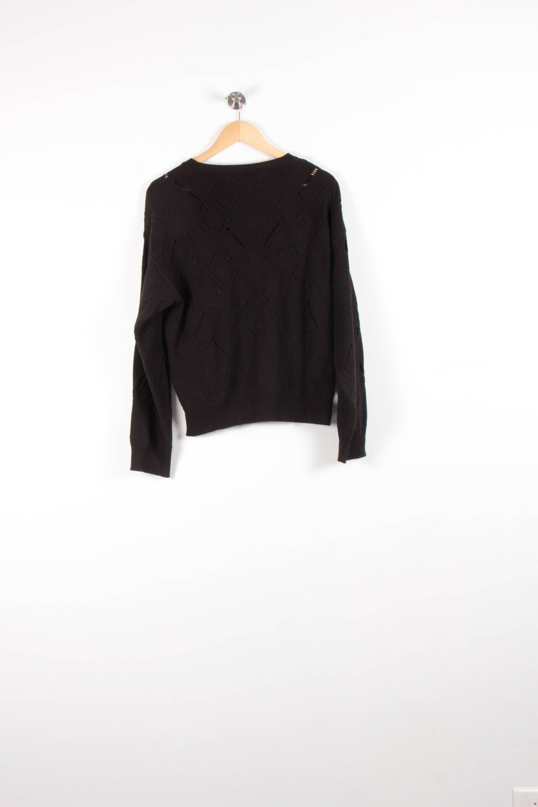 Pull Noir - Taille S/36 de la marque The Kooples | PARAD83573 - Vendu par Paradigme - Image 4