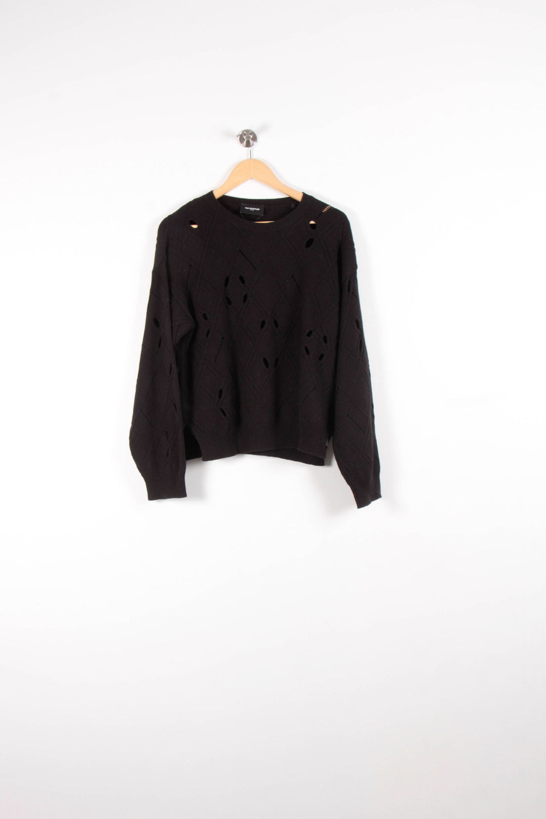 Pull Noir - Taille S/36 de la marque The Kooples | PARAD83573 - Vendu par Paradigme - Image 2