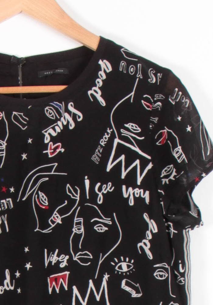 Robe Droite Noire - Taille M/38 de la marque IKKS | PARAD83579 - Vendu par Paradigme - Image 3