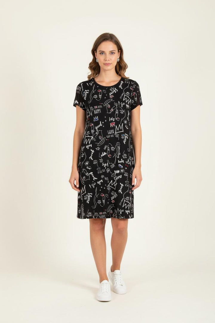 Robe Droite Noire - Taille M/38 de la marque IKKS | PARAD83579 - Vendu par Paradigme - Image 1