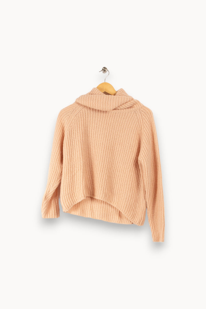 Pull grosse maille à côtes -  XS/34