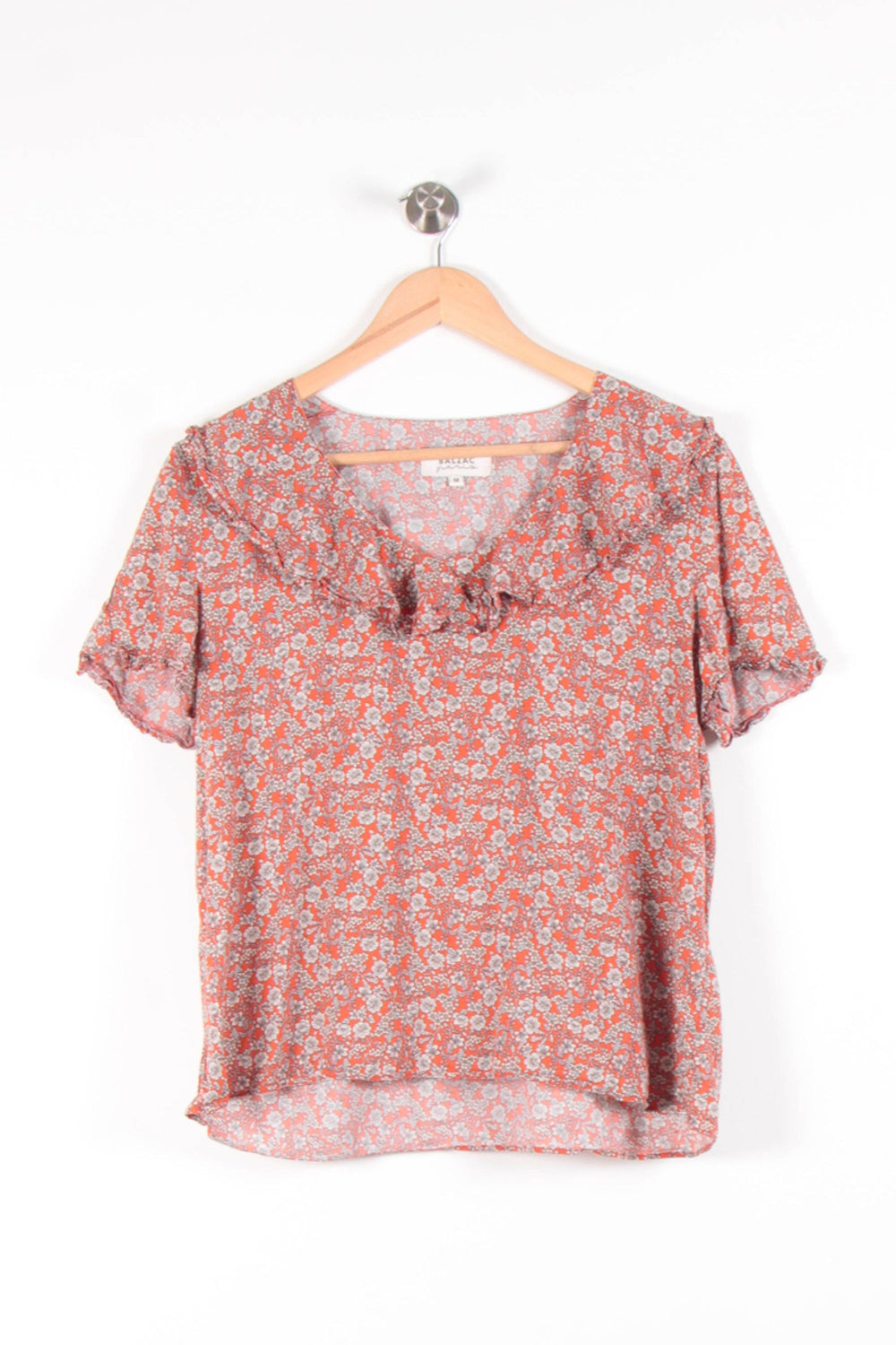Blouse Rouge et Blanche - Taille M/38 de la marque Balzac Paris | PARAD83587 - Vendu par Paradigme - Image 2