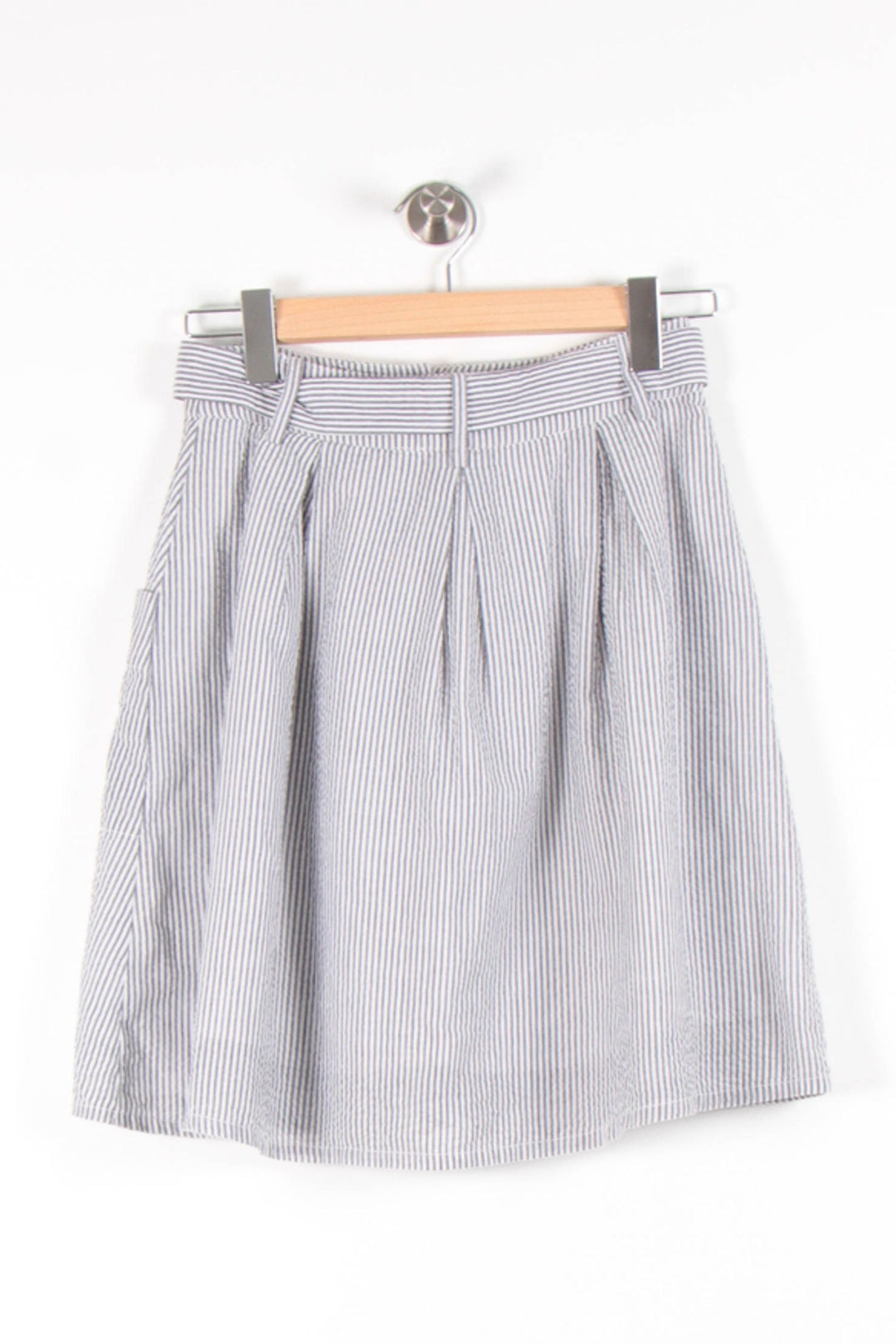 Jupe Courte Grise et Blanche - Taille XS/34 de la marque Marie Sixtine | PARAD83588 - Vendu par Paradigme - Image 4
