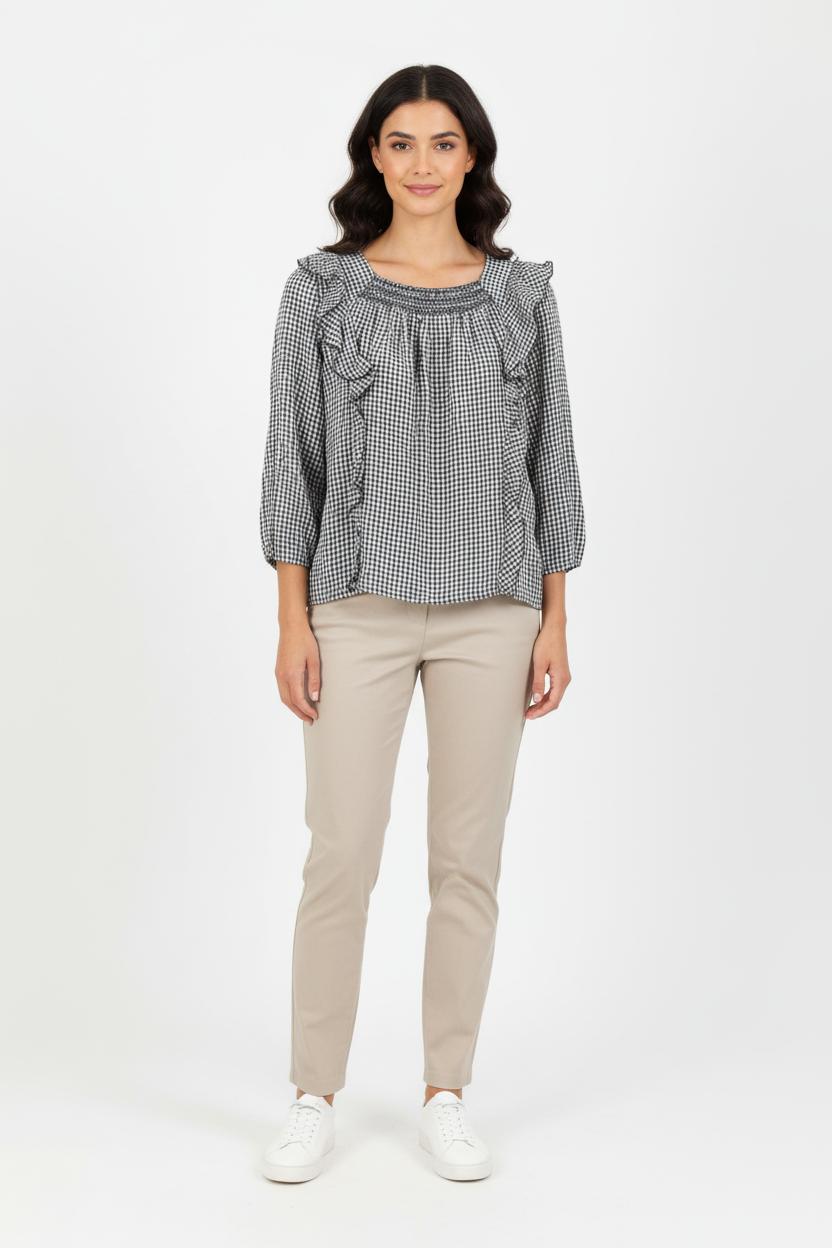 Blouse Noire et Blanche - Taille S/36 de la marque Pablo | PARAD83590 - Vendu par Paradigme - Image 1