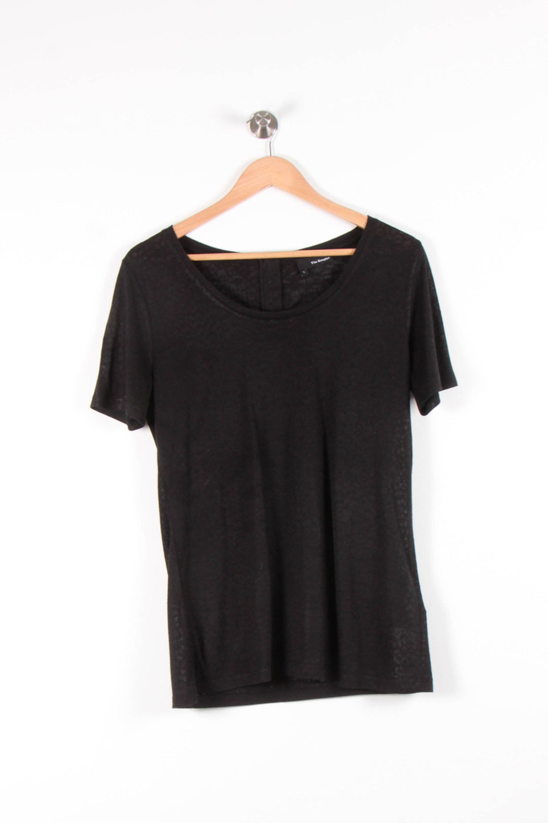 T-shirt Noir - Taille L/40 de la marque The Kooples | PARAD83595 - Vendu par Paradigme - Image 2