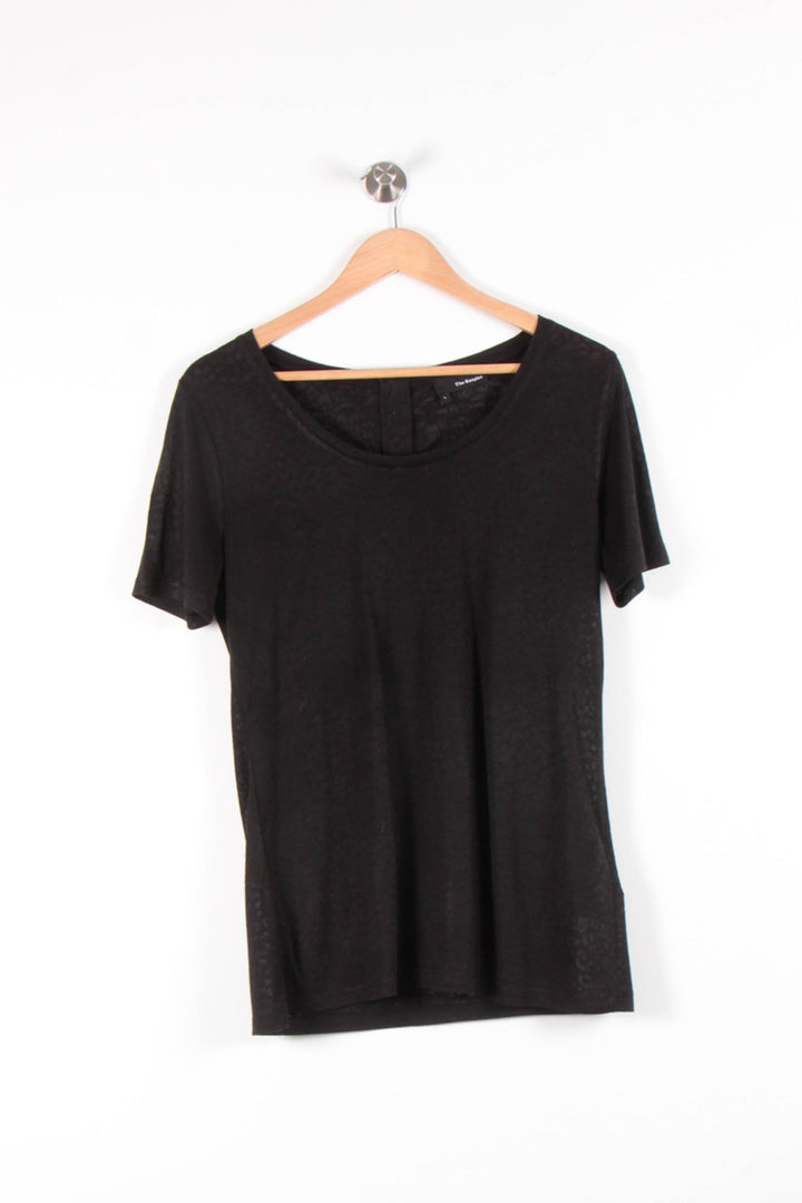 T-shirt Noir - Taille L/40 de la marque The Kooples | PARAD83595 - Vendu par Paradigme - Image 2