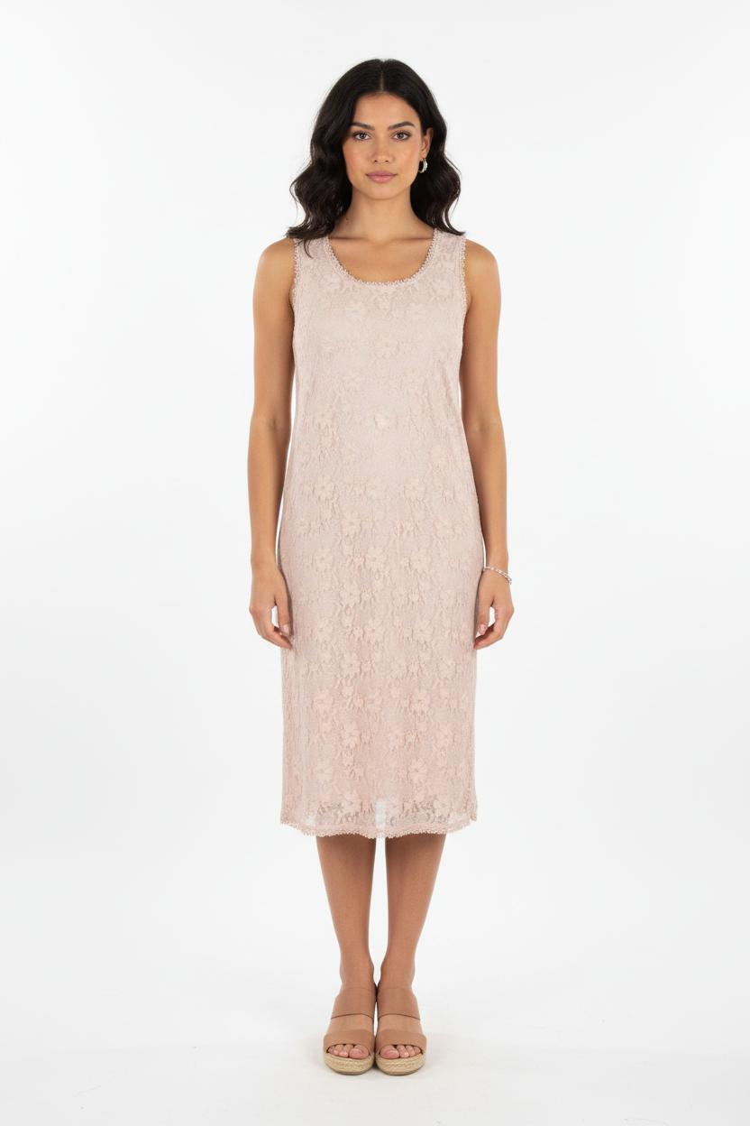 Robe en Dentelle Beige - Taille S/36 de la marque La Fée Maraboutée | PARAD83604 - Vendu par Paradigme - Image 1