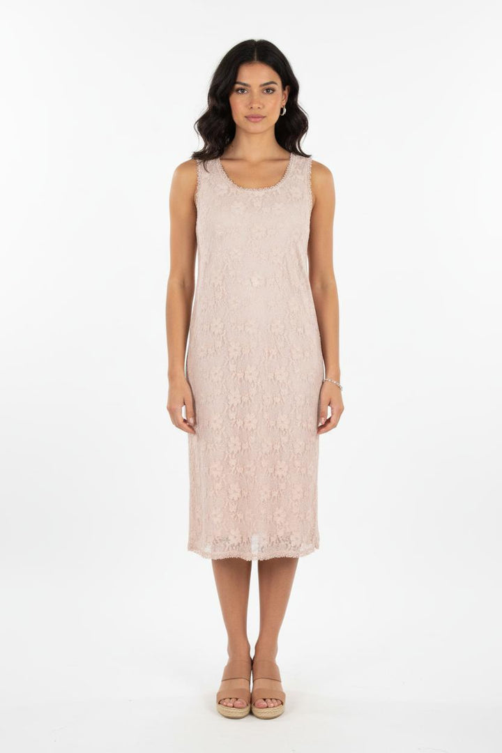 Robe en Dentelle Beige - Taille S/36 de la marque La Fée Maraboutée | PARAD83604 - Vendu par Paradigme - Image 1