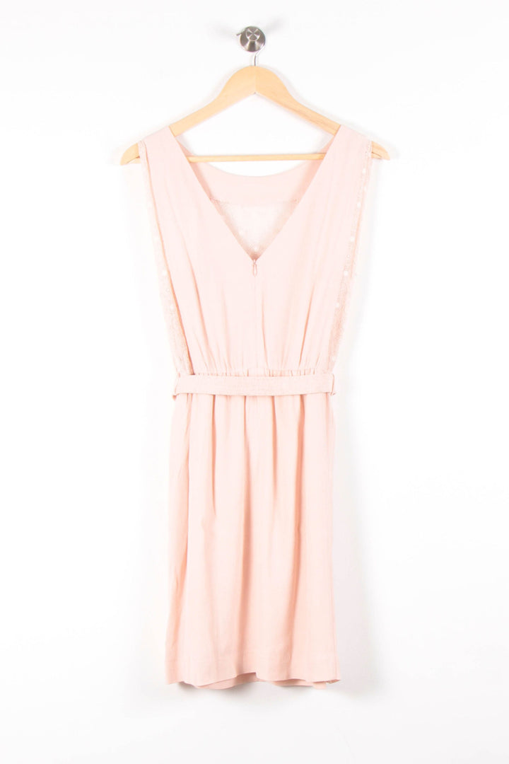 Robe Courte Rose - Taille S/36 de la marque Sandro | PARAD83605 - Vendu par Paradigme - Image 4