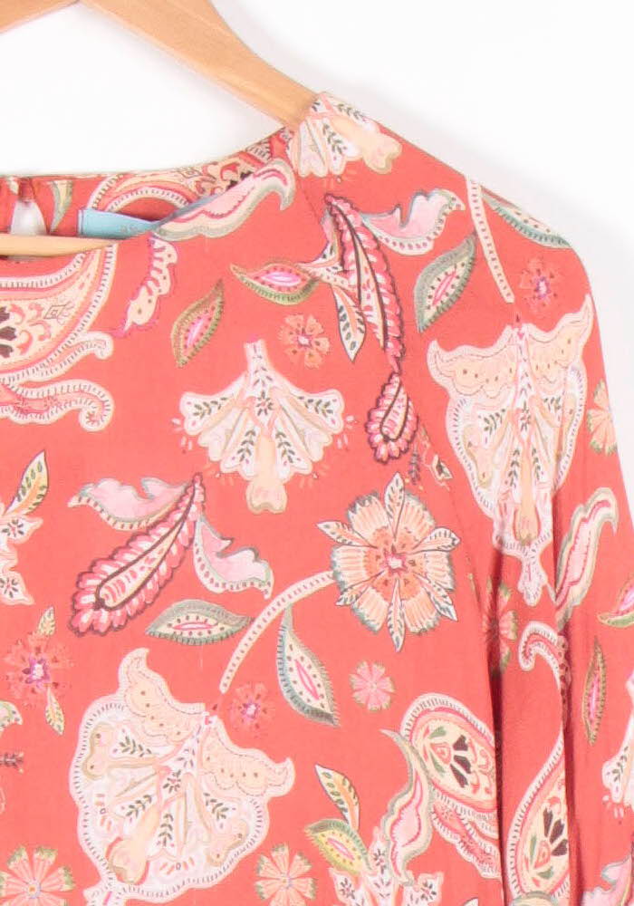 Blouse Multicolore - Taille M/38 de la marque La Fée Maraboutée | PARAD83606 - Vendu par Paradigme - Image 3