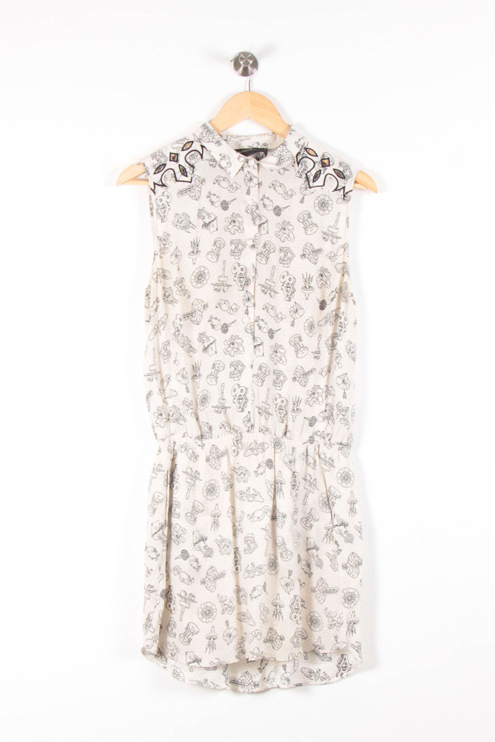 Robe Chemise Beige - Taille M/38 de la marque Zadig&Voltaire | PARAD83621 - Vendu par Paradigme - Image 2