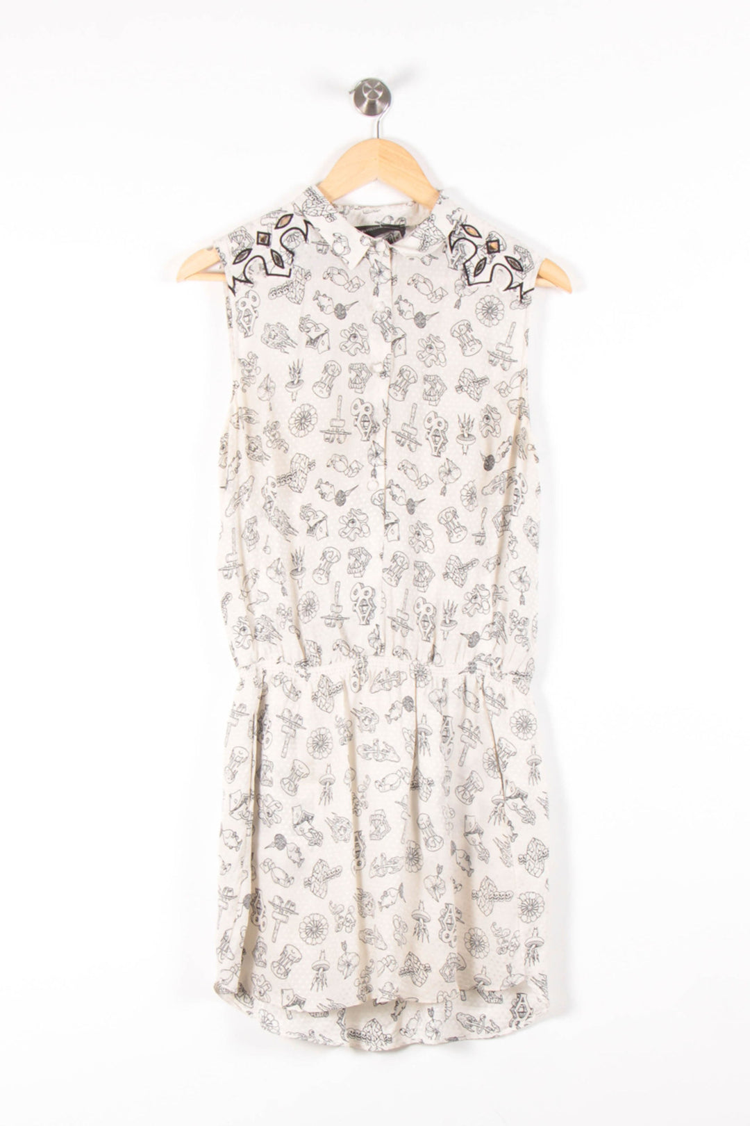 Robe Chemise Beige - Taille M/38 de la marque Zadig&Voltaire | PARAD83621 - Vendu par Paradigme - Image 2