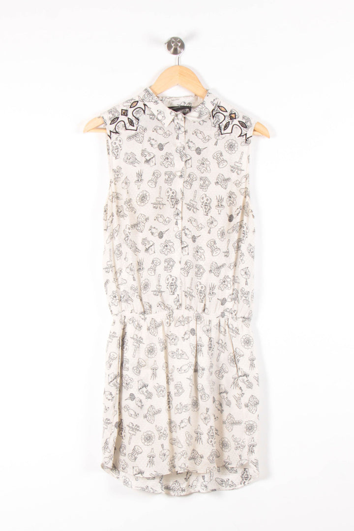 Robe Chemise Beige - Taille M/38 de la marque Zadig&Voltaire | PARAD83621 - Vendu par Paradigme - Image 2