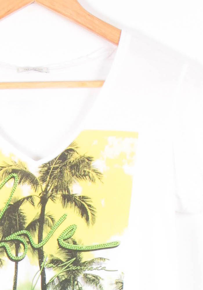 Tee-shirt Blanc - Taille S/36 de la marque IKKS | PARAD83626 - Vendu par Paradigme - Image 3