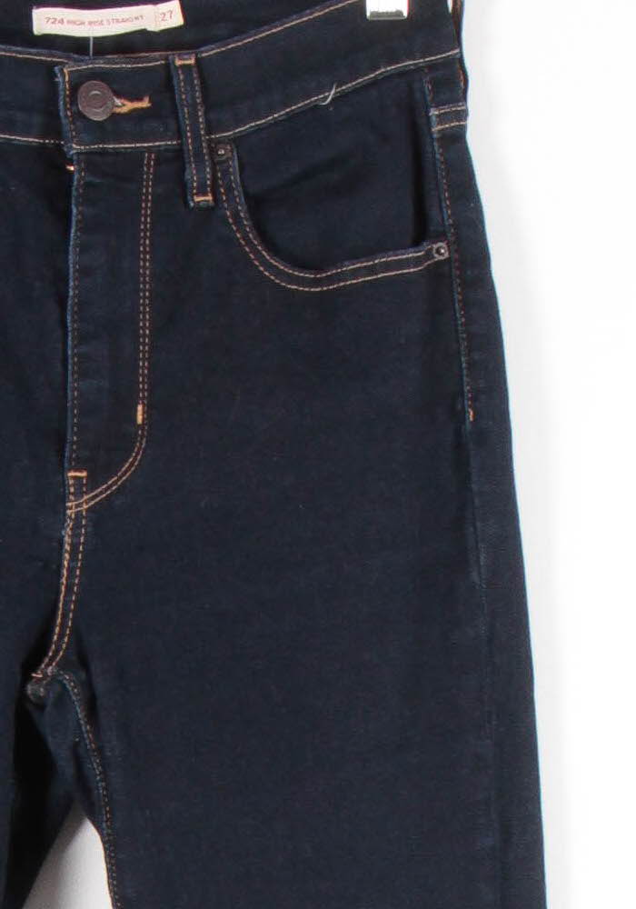 Jean Droit Bleu - Taille S/36 de la marque Levi's | PARAD83628 - Vendu par Paradigme - Image 3