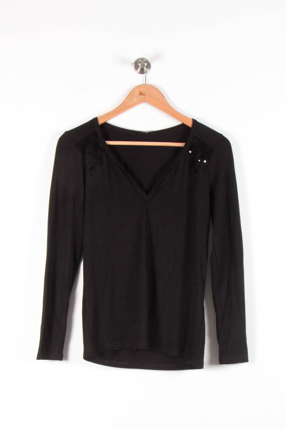 Tee-shirt Noir - Taille S/36 de la marque IKKS | PARAD83635 - Vendu par Paradigme - Image 2