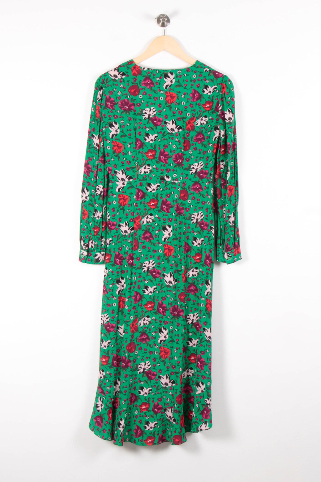 Robe Longue Verte et Rouge - Taille S/36 de la marque ba&sh | PARAD83637 - Vendu par Paradigme - Image 2