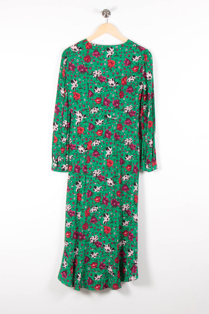 Robe Longue Verte et Rouge - Taille S/36 de la marque ba&sh | PARAD83637 - Vendu par Paradigme - Image 2