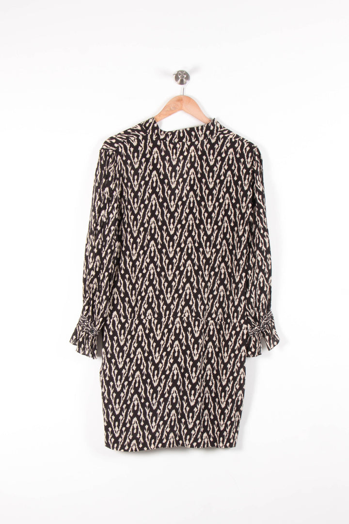 Robe Courte Noire et Beige - Taille S/36 de la marque ba&sh | PARAD83639 - Vendu par Paradigme - Image 4