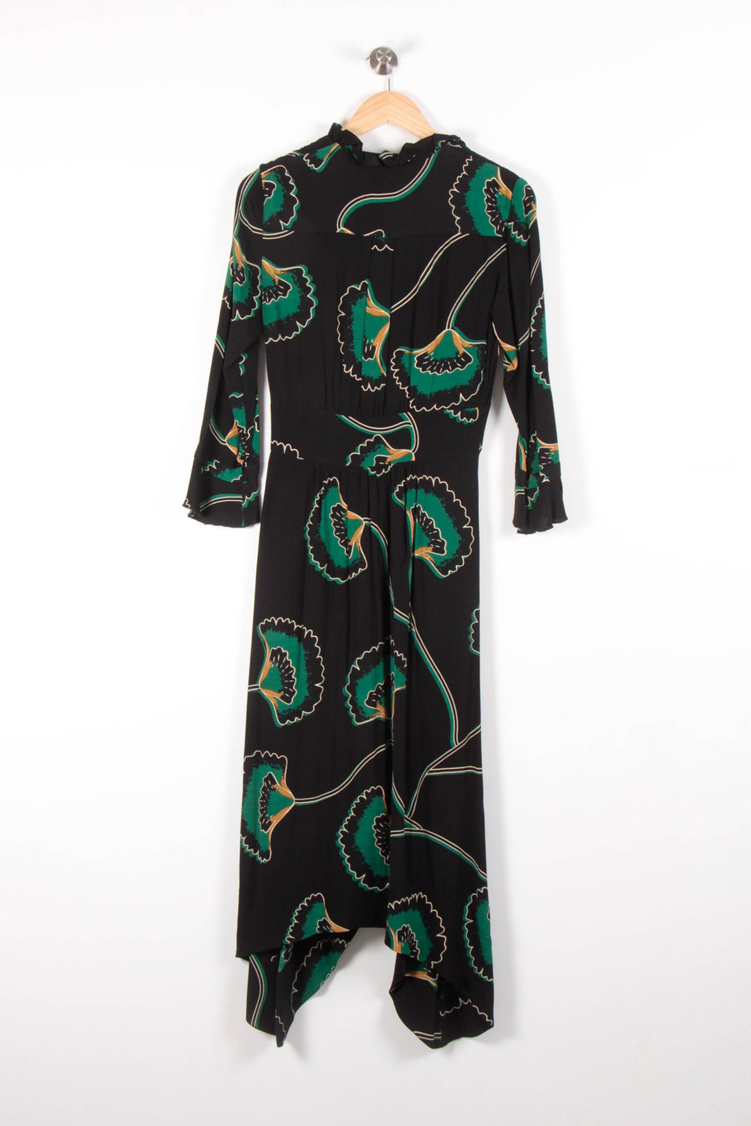 Robe Longue Noire et Verte - Taille S/36 de la marque ba&sh | PARAD83640 - Vendu par Paradigme - Image 4