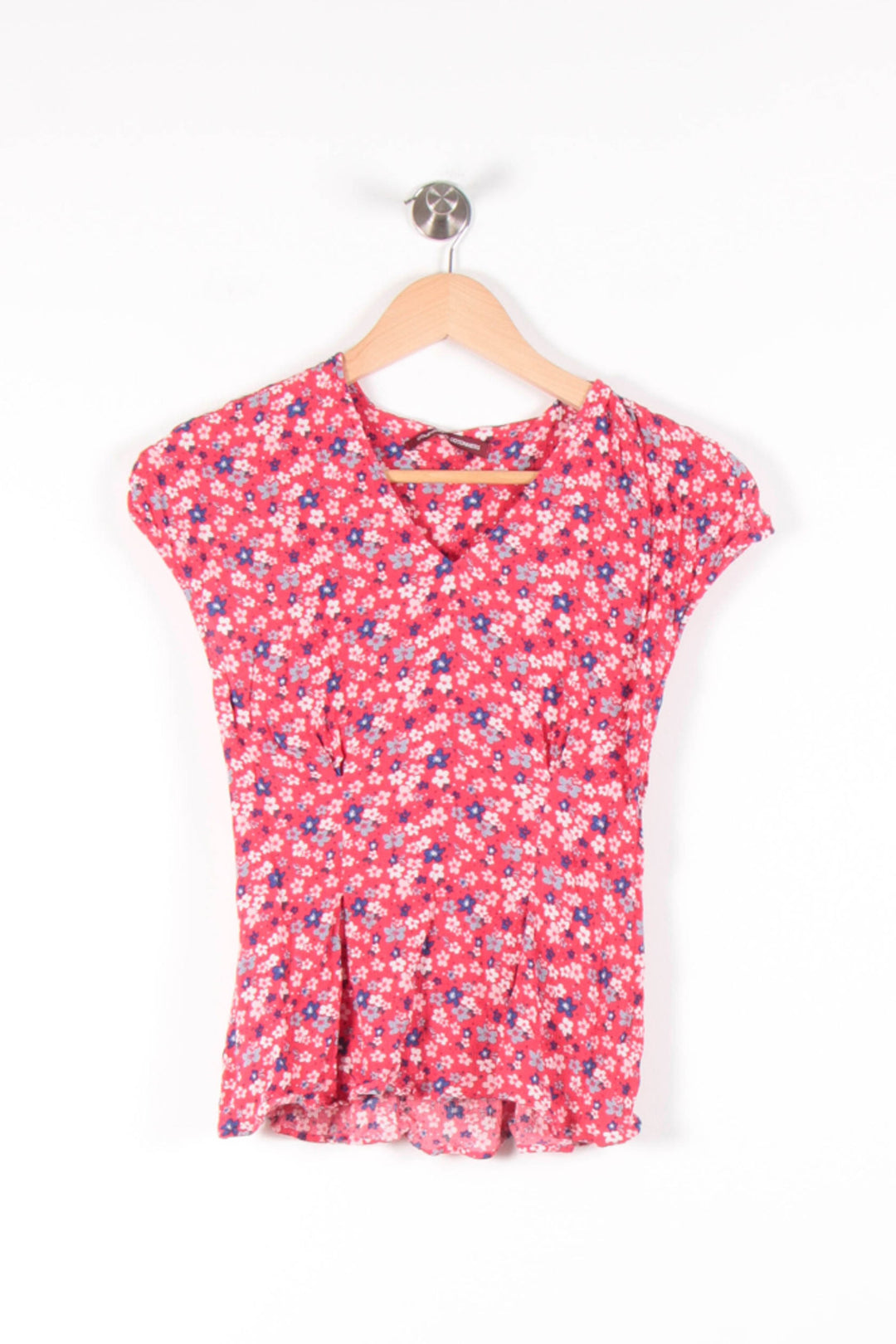 Blouse Fleurie Rouge et Bleu - Taille S/36 de la marque Comptoir des Cotonniers | PARAD83641 - Vendu par Paradigme - Image 2