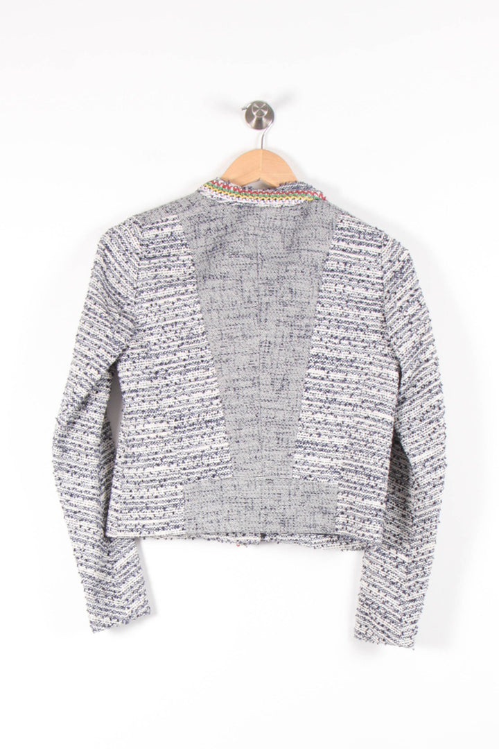 Veste Tweed Bleu - Taille S/36 de la marque Maje | PARAD83642 - Vendu par Paradigme - Image 4
