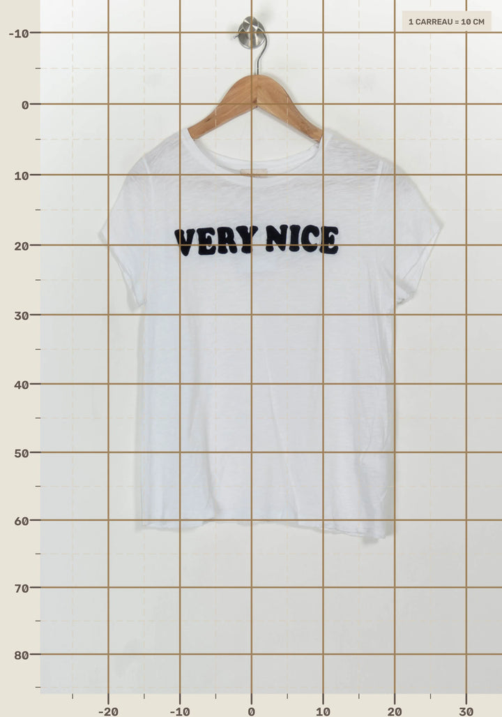 Tee-shirt Blanc - Taille S/36 de la marque Pablo | PARAD83645 - Vendu par Paradigme - Image 4