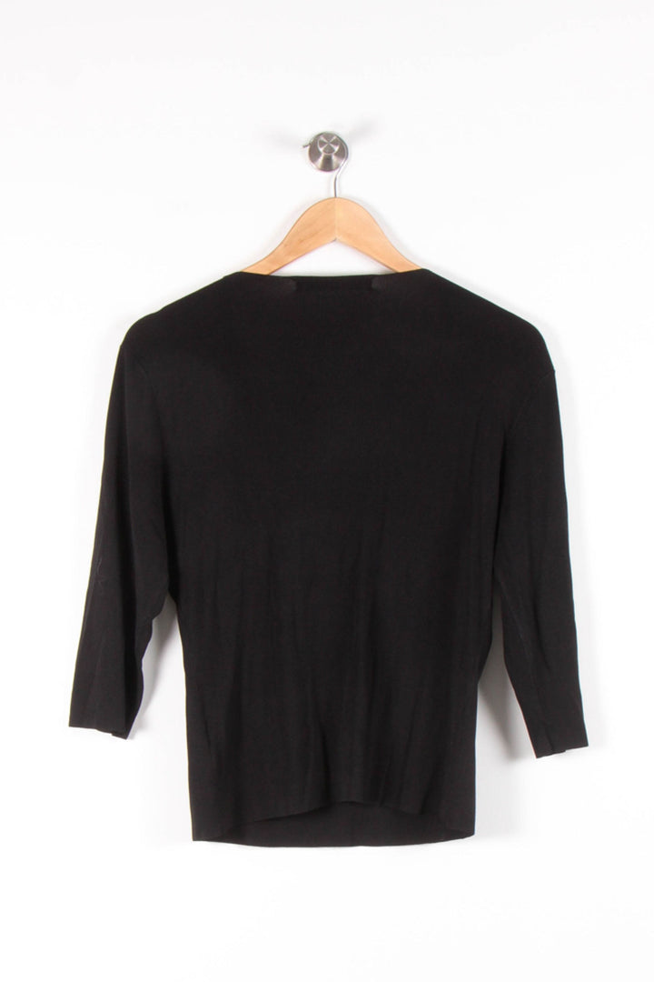 Pull Noir et Argenté - Taille XXL/44 de la marque Caroll | PARAD83648 - Vendu par Paradigme - Image 4