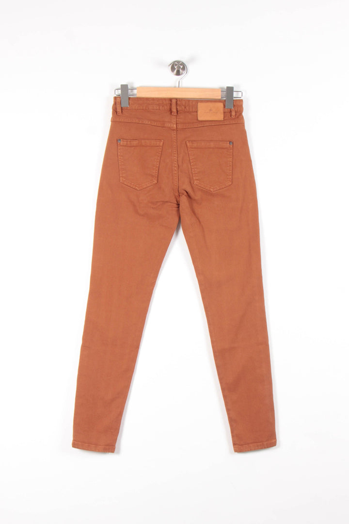 Jean Skinny Marron - Taille S/36 de la marque One Step | PARAD83652 - Vendu par Paradigme - Image 4