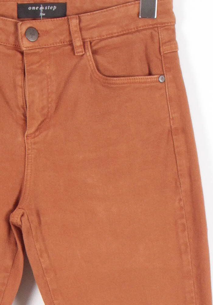 Jean Skinny Marron - Taille S/36 de la marque One Step | PARAD83652 - Vendu par Paradigme - Image 3