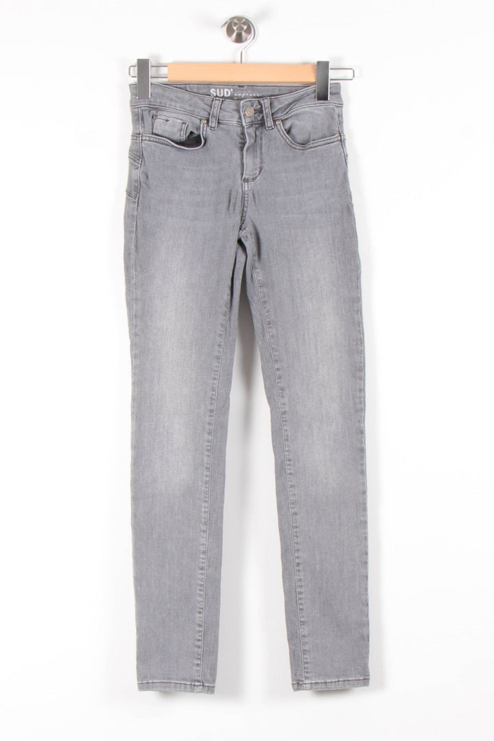 Jean Gris - Taille XS/34 de la marque Sud express | PARAD83653 - Vendu par Paradigme - Image 2