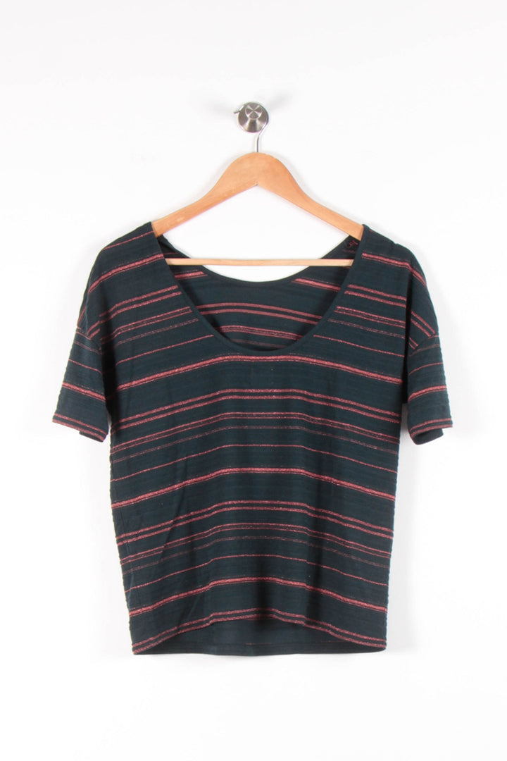 Tee-shirt Noir et Rouge - Taille S/36 de la marque Des petits hauts | PARAD83655 - Vendu par Paradigme - Image 4