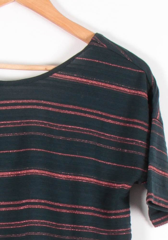 Tee-shirt Noir et Rouge - Taille S/36 de la marque Des petits hauts | PARAD83655 - Vendu par Paradigme - Image 3