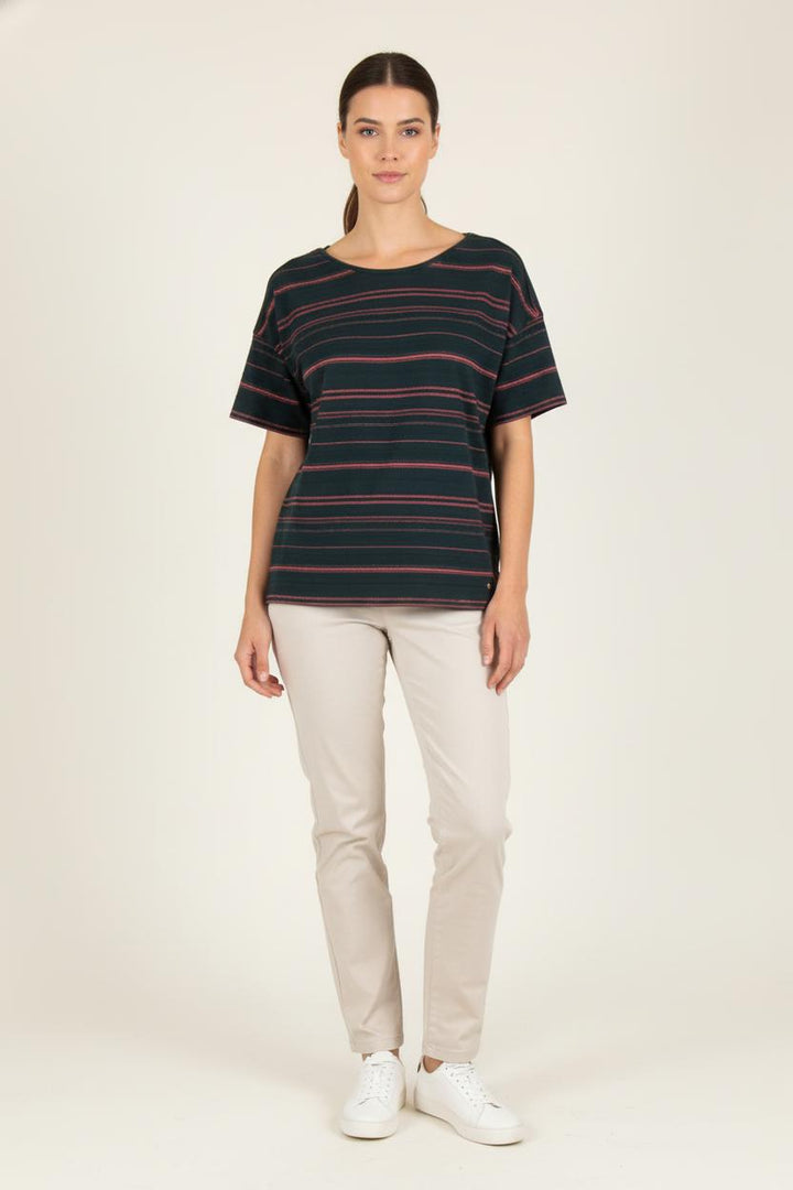 Tee-shirt Noir et Rouge - Taille S/36 de la marque Des petits hauts | PARAD83655 - Vendu par Paradigme - Image 1