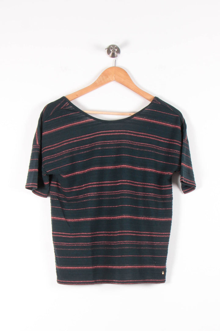 Tee-shirt Noir et Rouge - Taille S/36 de la marque Des petits hauts | PARAD83655 - Vendu par Paradigme - Image 2