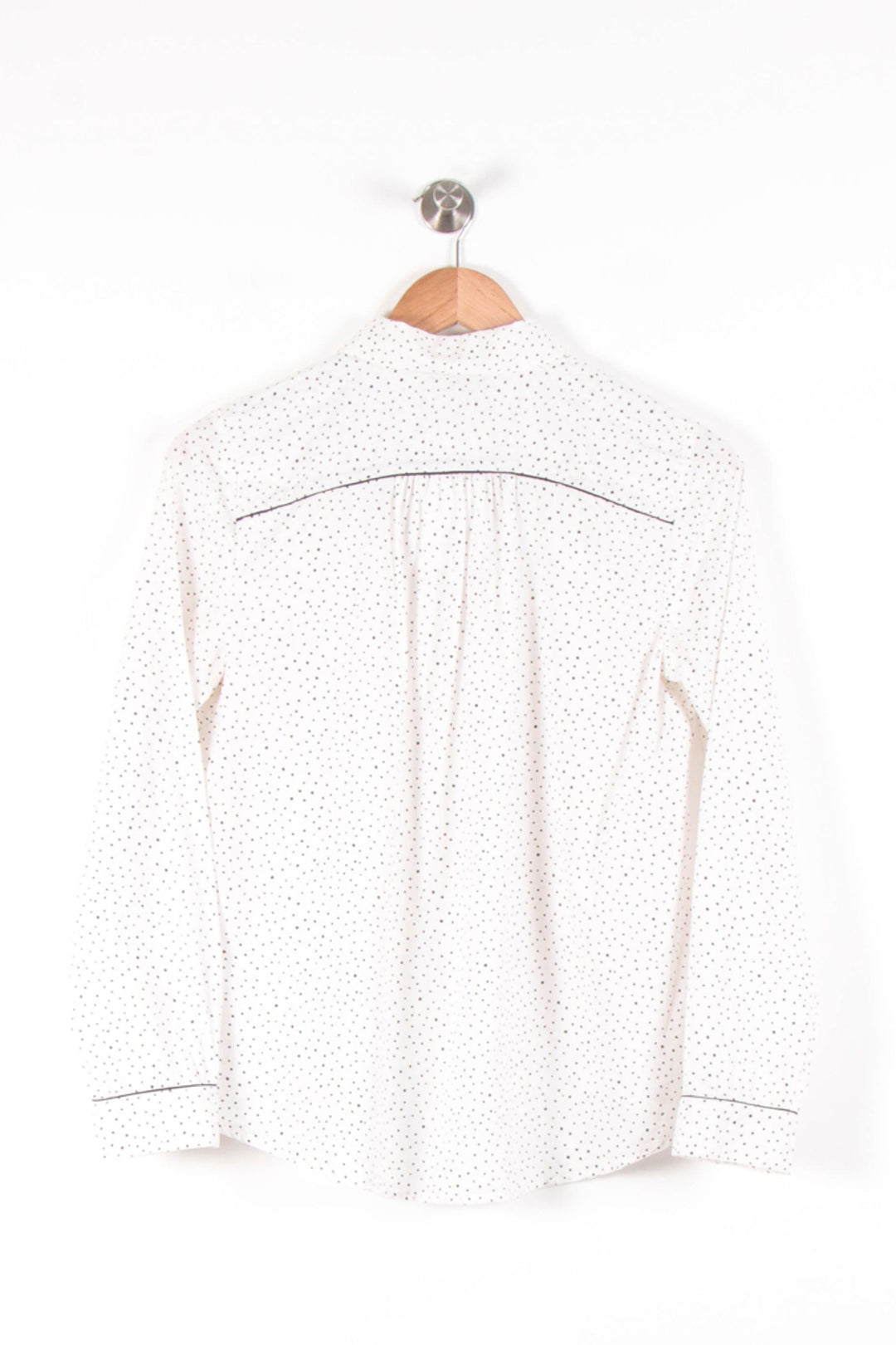 Chemise Blanche et Noire - Taille M/38 de la marque Caroll | PARAD83660 - Vendu par Paradigme - Image 4