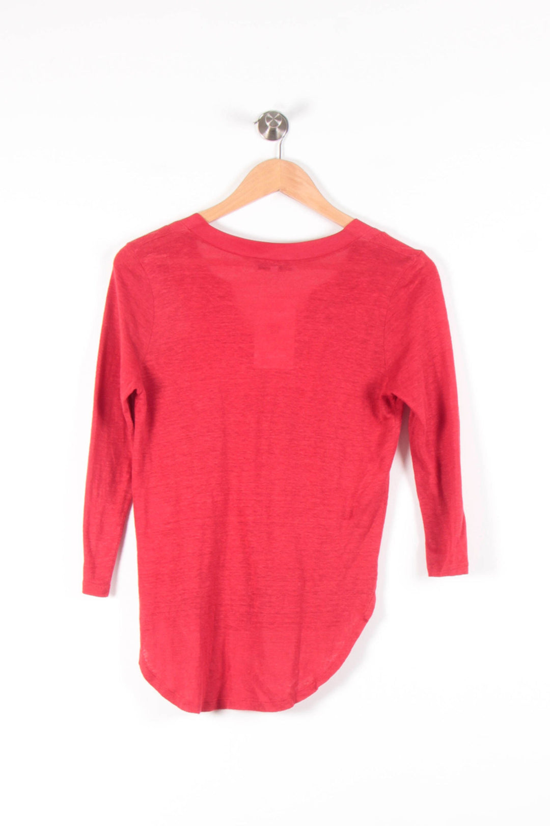 Blouse Bordeaux - Taille S/36 de la marque Sandro | PARAD83663 - Vendu par Paradigme - Image 4