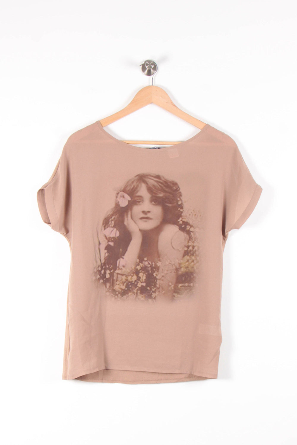 Tee-shirt Beige - Taille S/36 de la marque La Redoute Collections | PARAD83666 - Vendu par Paradigme - Image 2