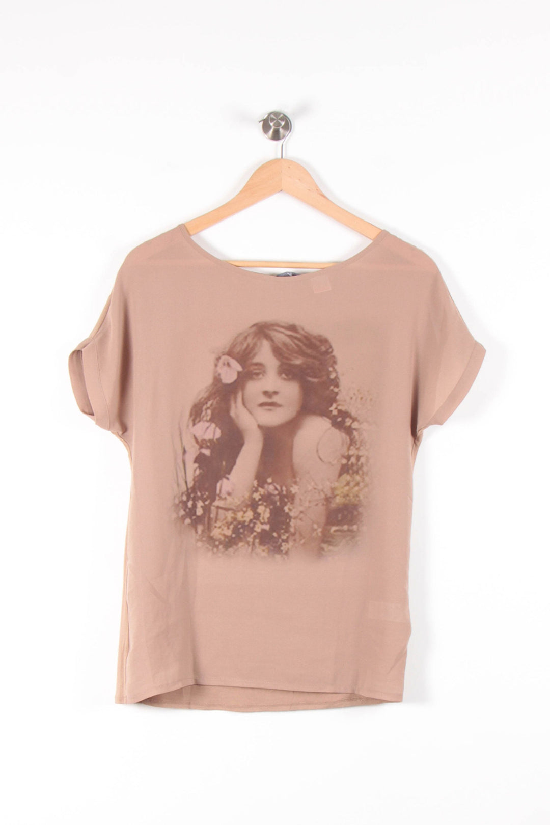 Tee-shirt Beige - Taille S/36 de la marque La Redoute Collections | PARAD83666 - Vendu par Paradigme - Image 2