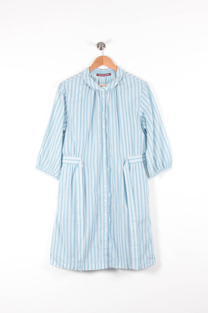 Robe Chemise Bleue et Blanche - Taille L/40 de la marque Comptoir des Cotonniers | PARAD83669 - Vendu par Paradigme - Image 2