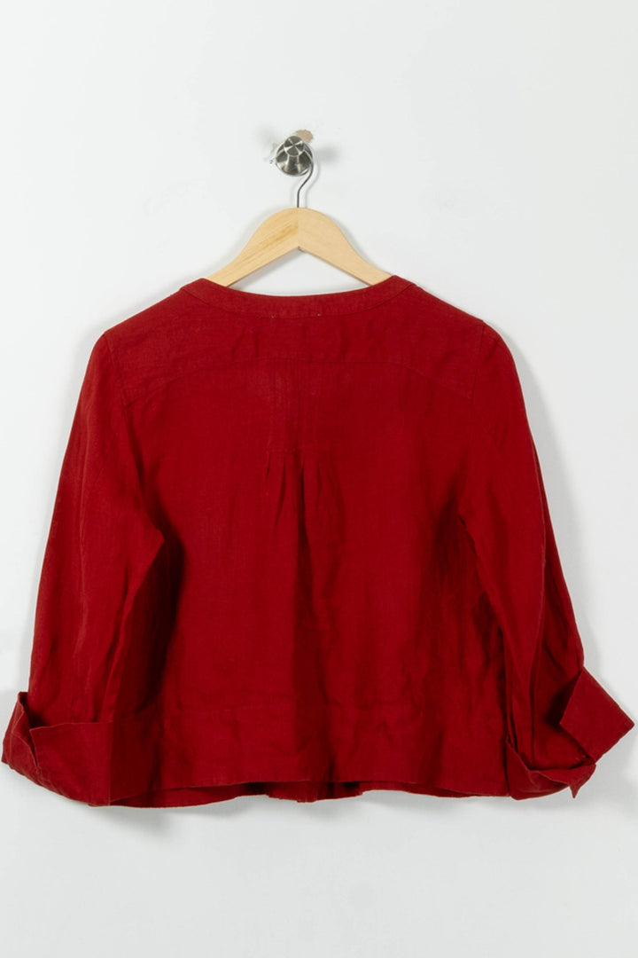 Blouse Rouge - Taille XL/42 de la marque Gerard Darel | PARAD8367 - Vendu par Paradigme - Image 4