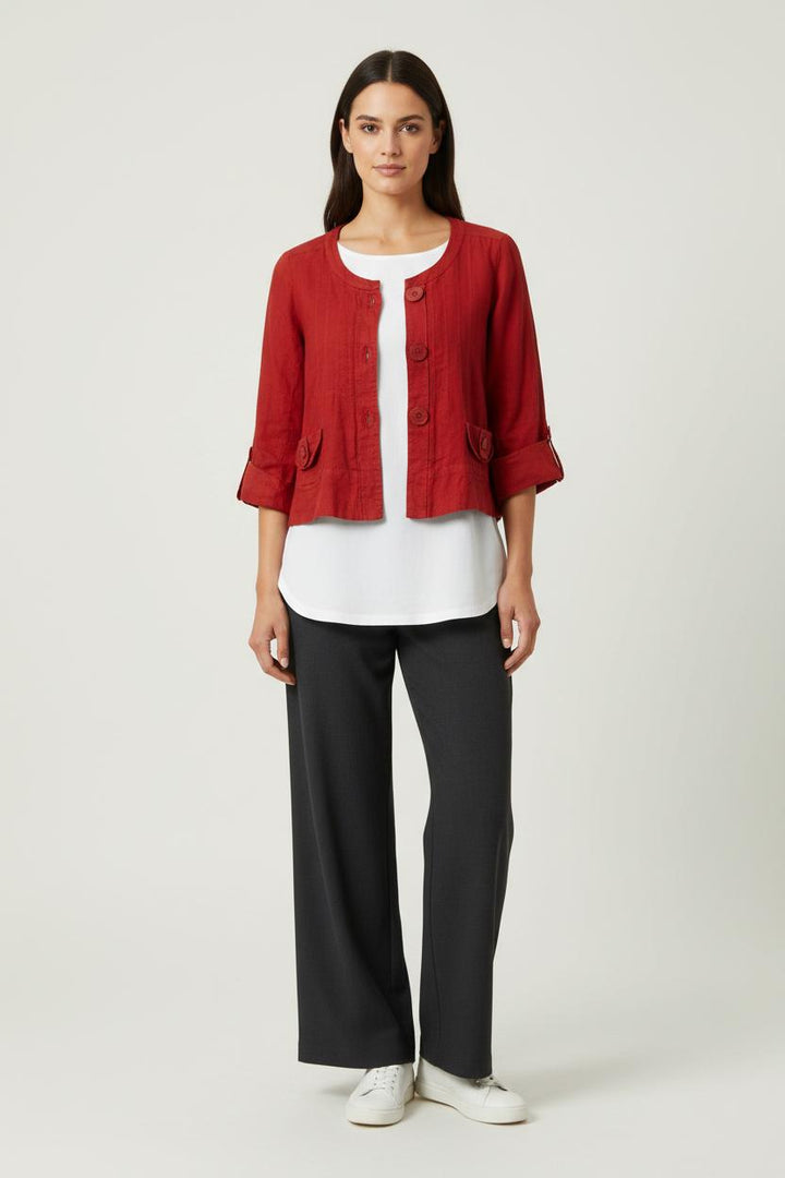 Blouse Rouge - Taille XL/42 de la marque Gerard Darel | PARAD8367 - Vendu par Paradigme - Image 1