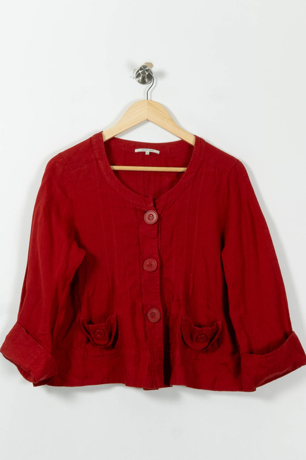 Blouse Rouge - Taille XL/42 de la marque Gerard Darel | PARAD8367 - Vendu par Paradigme - Image 2