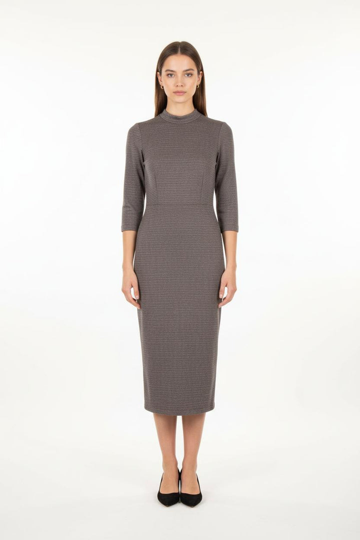 Robe Midi Marron - Taille S/36 de la marque Sessùn | PARAD83672 - Vendu par Paradigme - Image 1