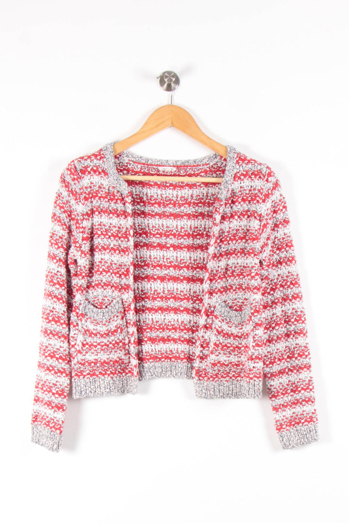 Cardigan Rouge et Blanc - Taille S/36 de la marque Pablo | PARAD83674 - Vendu par Paradigme - Image 2