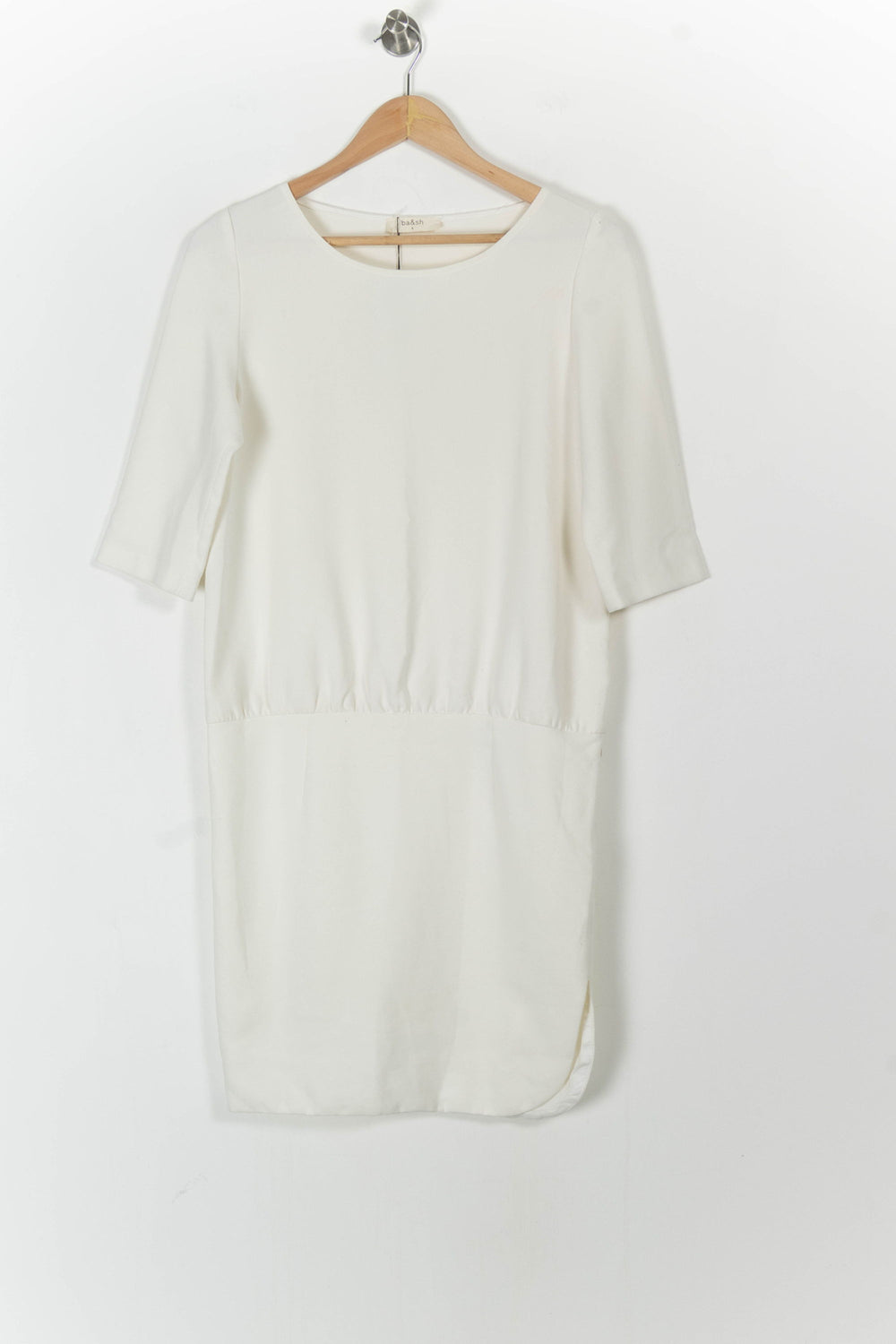 Robe Droite Blanche - Taille S/36 de la marque ba&sh | PARAD83679 - Vendu par Paradigme - Image 2