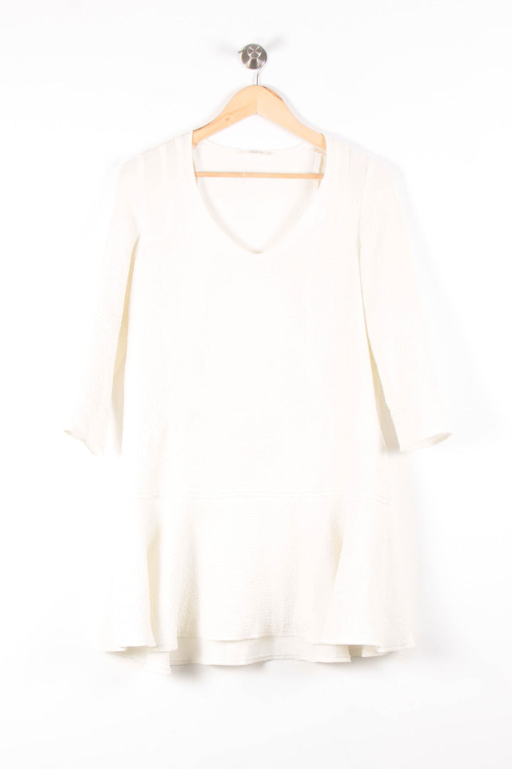 Robe Courte Blanche - Taille XS/34 de la marque ba&sh | PARAD83680 - Vendu par Paradigme - Image 2