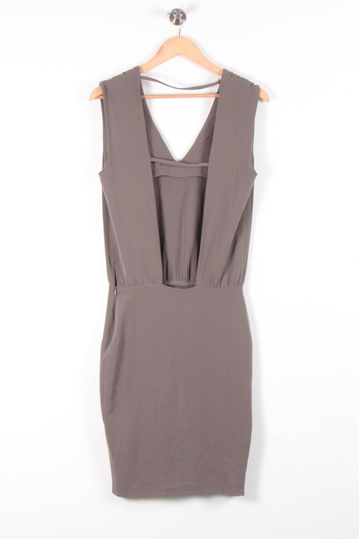 Robe Courte Grise - Taille S/36 de la marque ba&sh | PARAD83681 - Vendu par Paradigme - Image 4