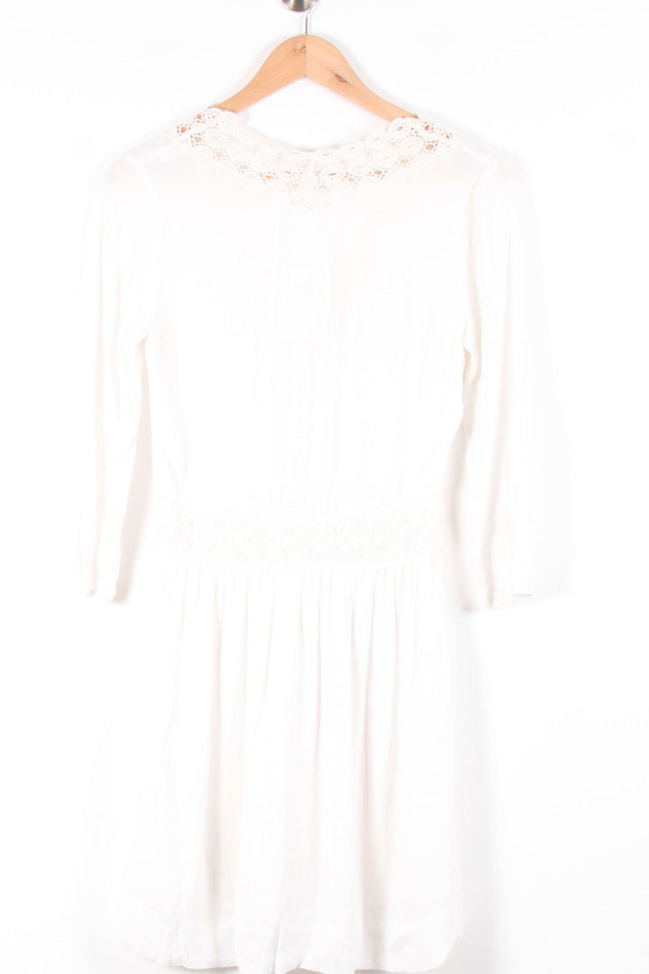 Robe Courte Blanche - Taille XS/34 de la marque IKKS | PARAD83682 - Vendu par Paradigme - Image 4